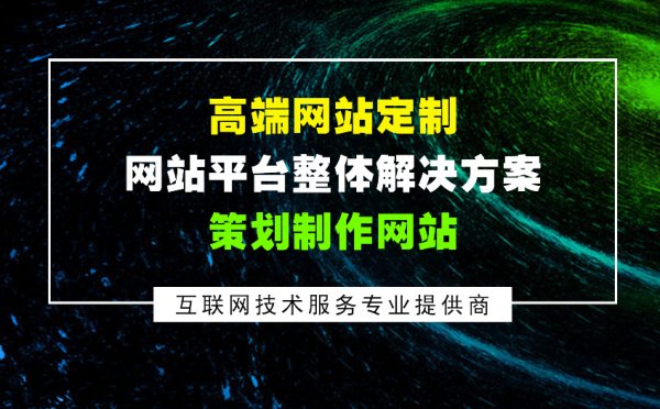 高端网站定制，网站平台整体解决方案